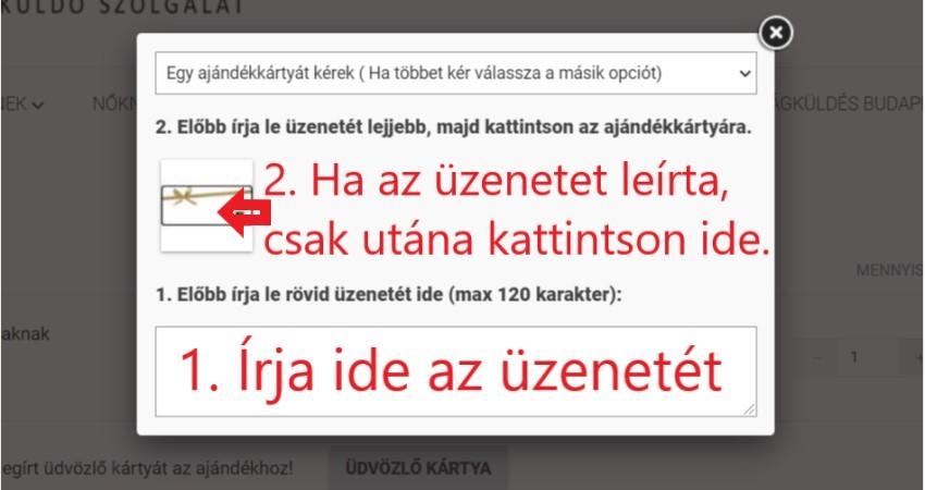 Segítség üdvözlő kártya választáshoz ajándékküldéskor