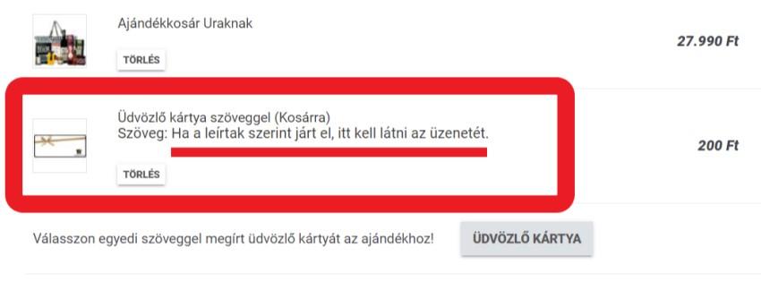 Üdvözlő kártya segítség ajándékküldéshez 3