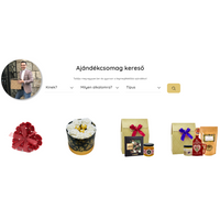 Az online ajándékcsomag kereső