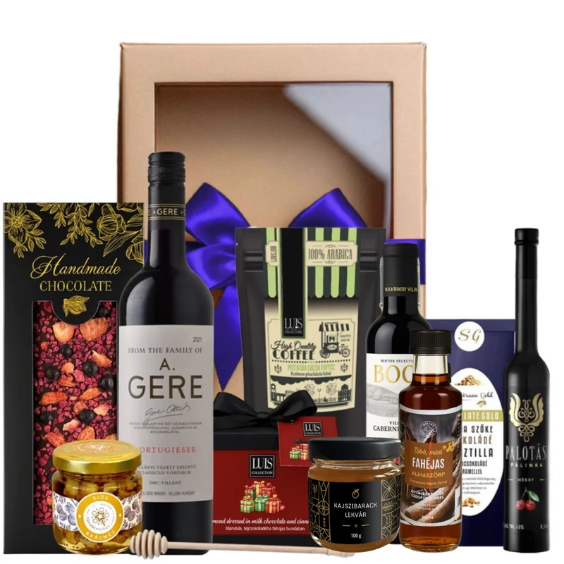 Gourmet válogatás ajándékcsomag