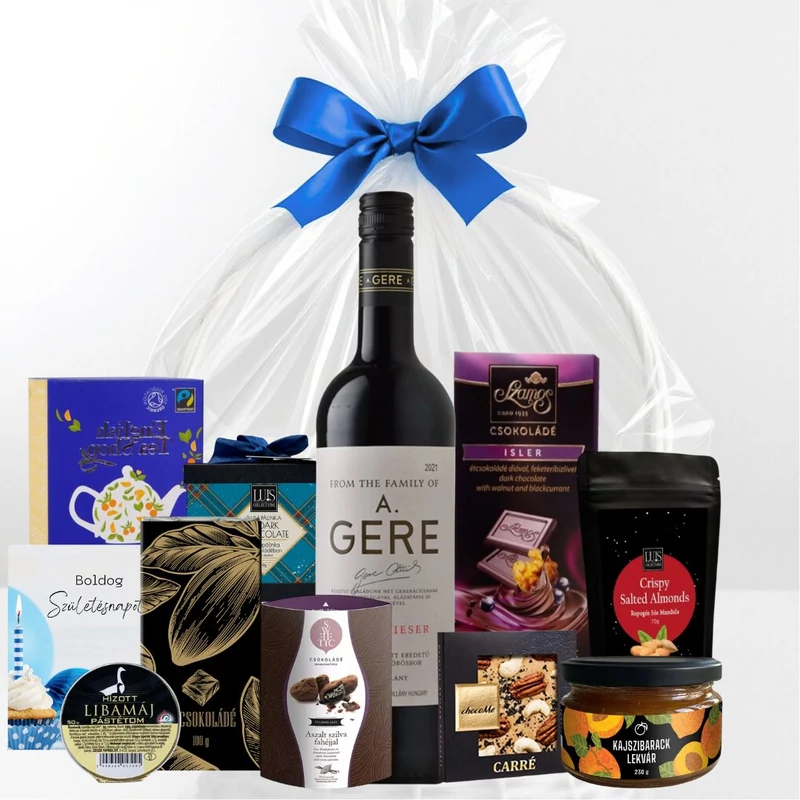 Születésnapi ajándékkosár