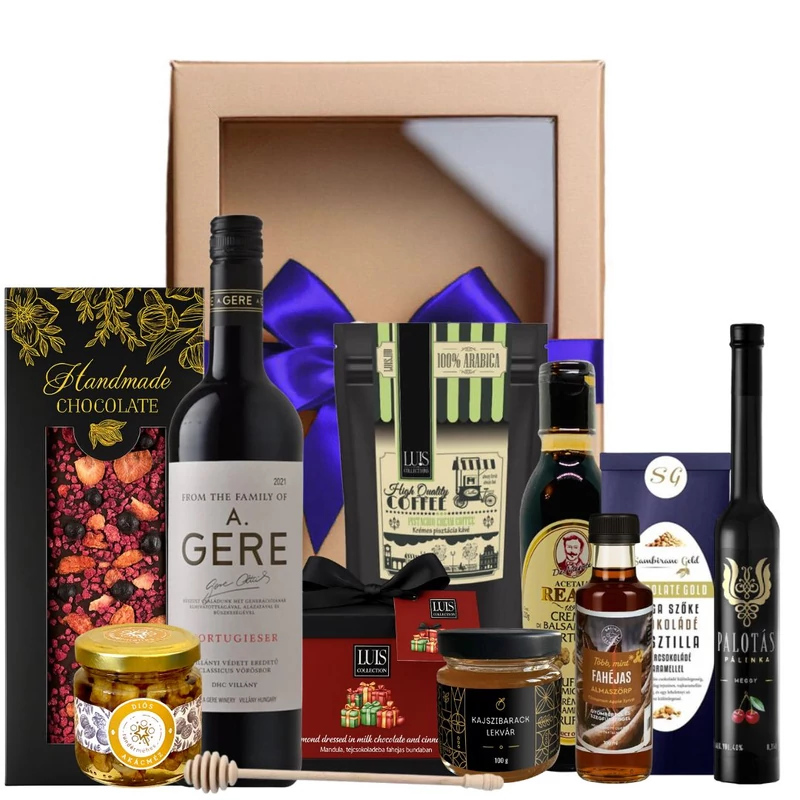 Gourmet válogatás ajándékcsomag
