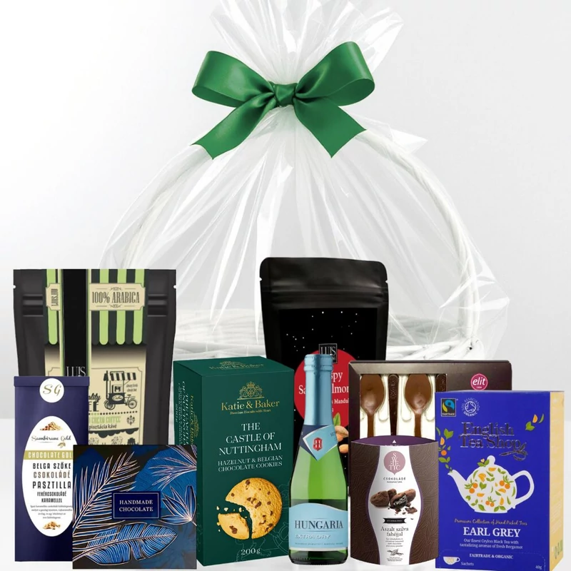 Ajándékkosár-vendégségbe