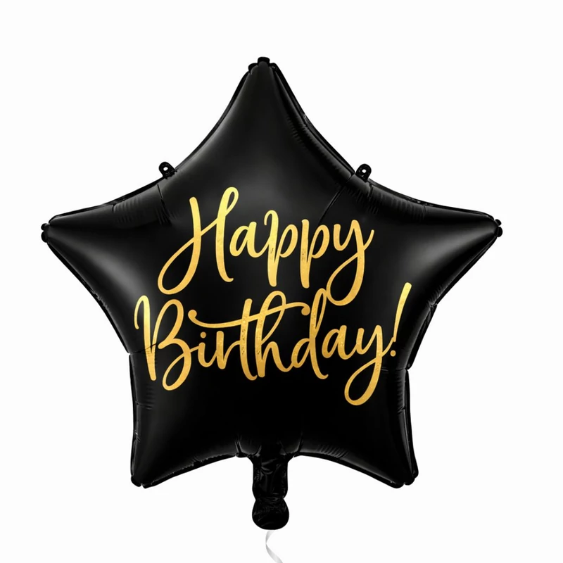 Happy birthday zöldnyövényes lufi