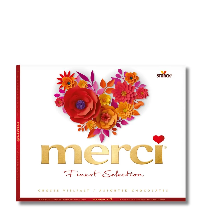 Roses Bouquet with Merci Chocolate