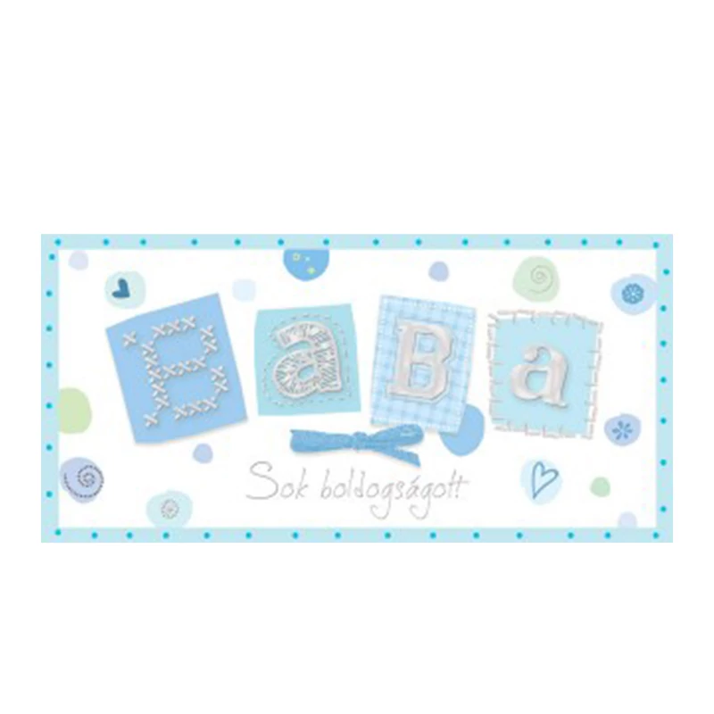 Babaköszöntő képeslap ajándékküldéshez