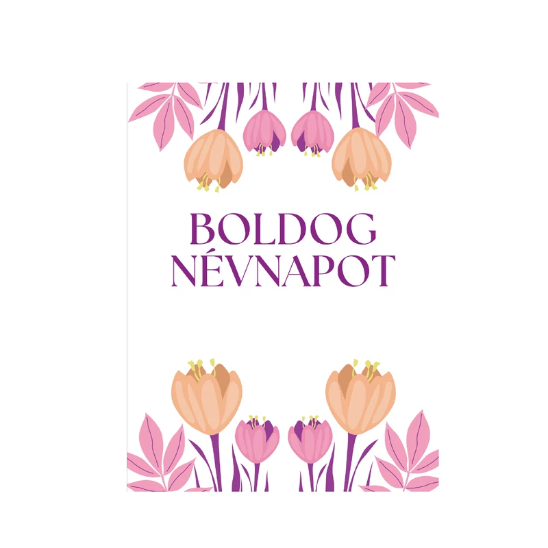 Női szülinapi képeslap