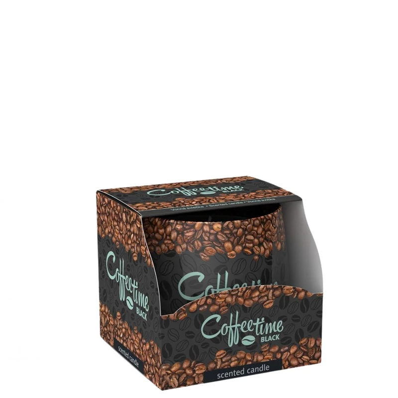 Coffee scented candle