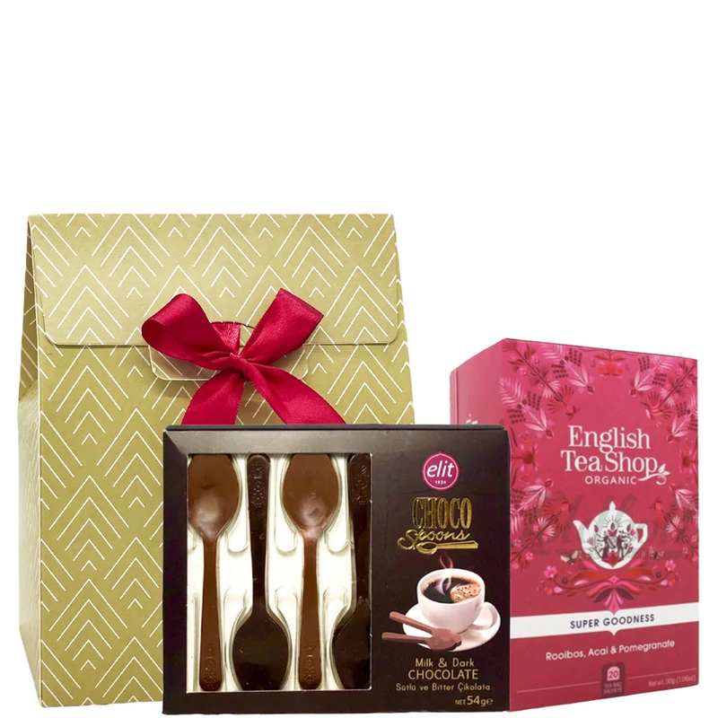Nőnapi céges ajándékcsomagok - tea és csoki nőnapra
