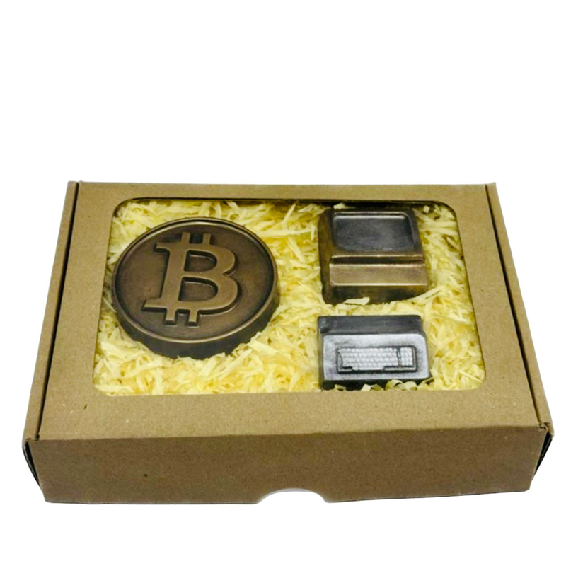 Bitcoin csokoládé box apák napjára