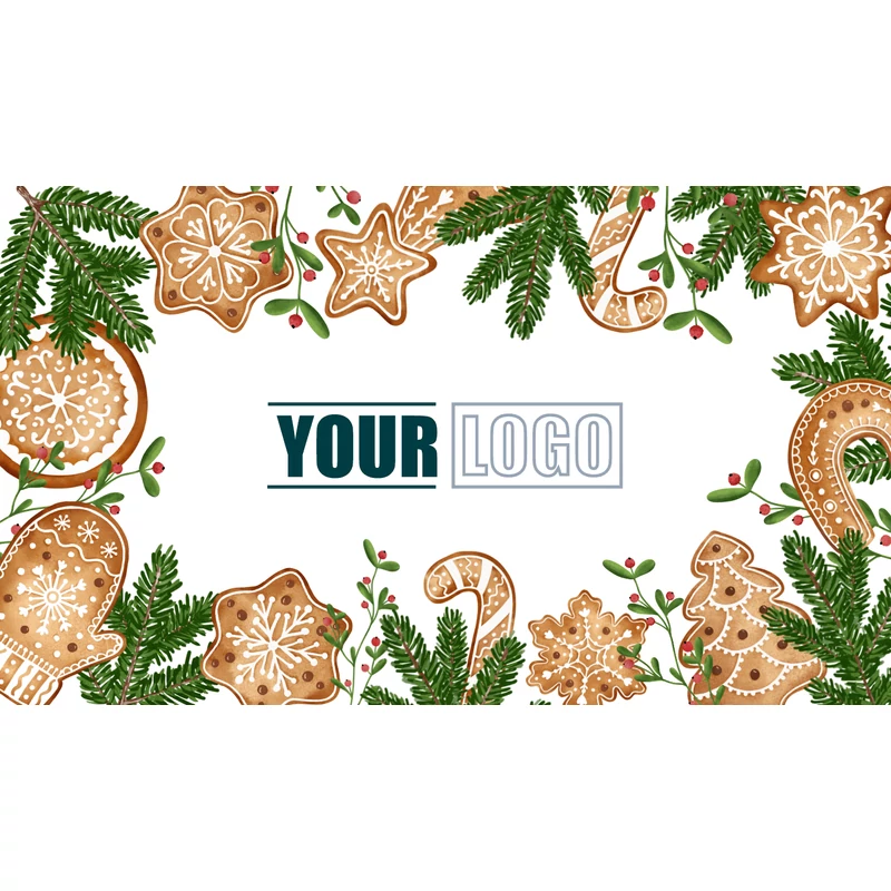 Logózható üdvözlőkártya cégeknek karácsonyra