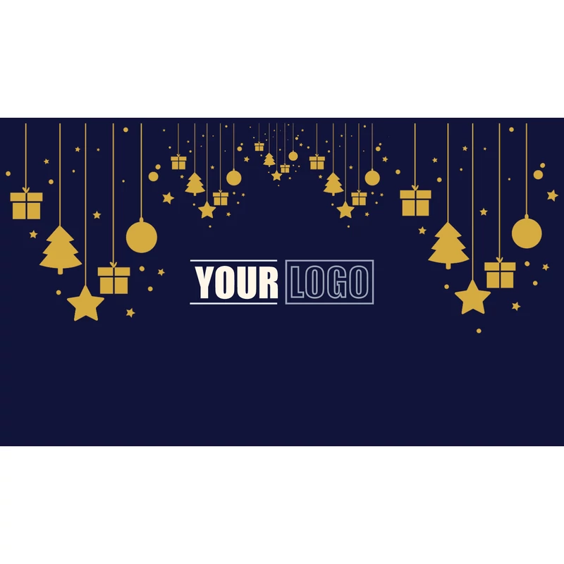 Logózható üdvözlőkártya cégeknek karácsonyra